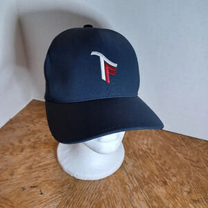 Tf Navy Delta FlexFit fitted hat size S/M Spandex/Polyester blend. See pictures